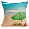 Summer Beach Outdoor Pillow Cover Decorative Tropical Coconut Tree Cushion Cover Home Decoration Garden Sofa