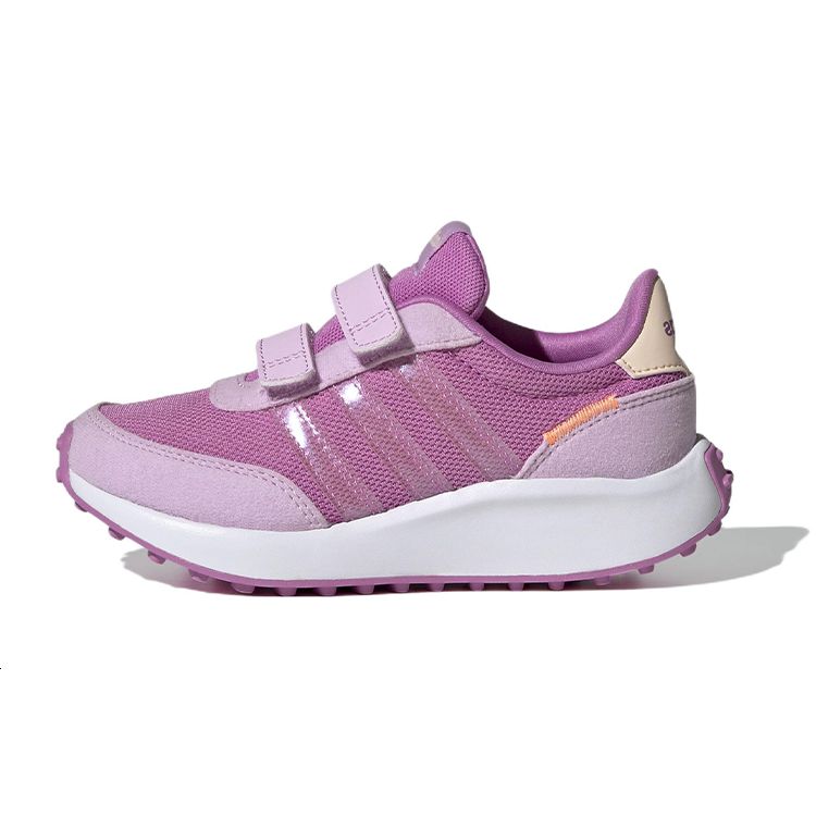 Adidas Neo Run 70S Non-Slip Shock Absorption Durable Low-Top Casual Shoes Kids Sneakers Pink GW1493