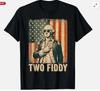 George Washington Two Fiddy 250 Anniversary Funny July 4th Unisex T-Shirt