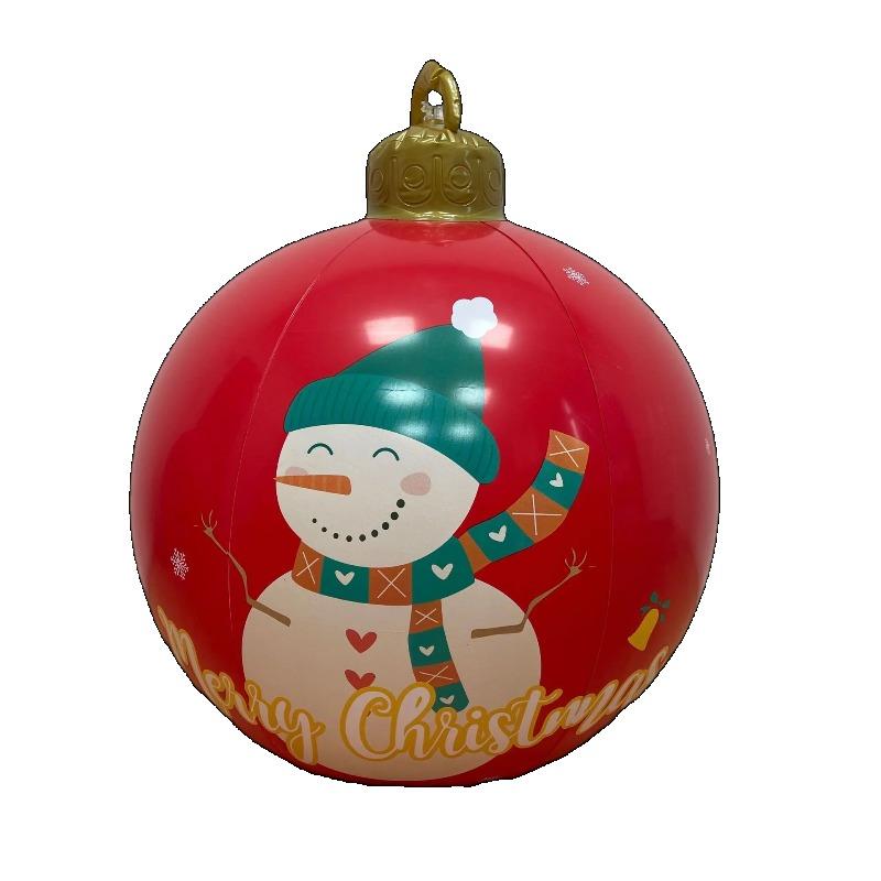 Weihnachten Aufblasbare Kugeln Outdoor Hofschmuck Feiertagsparty Dekoration Weihnachtsbaum Hängend Innen Außen Festival Dekorationszubehör