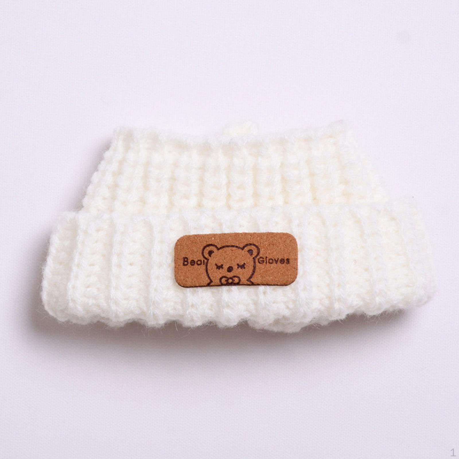 

17 см кукольная шляпа милая плюшевая фигурка наряд аксессуары для белый