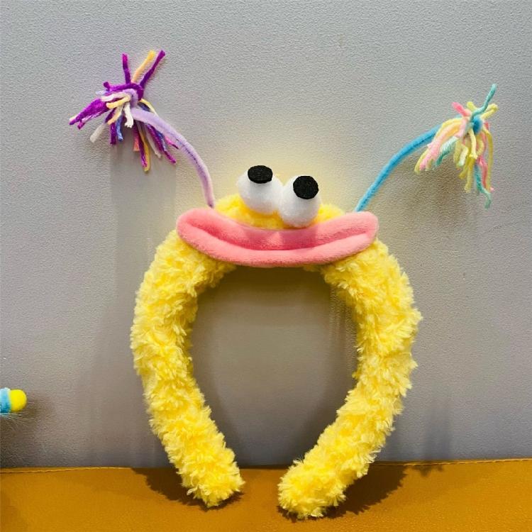 Cute Bear Hairband Plush Headwear Cartoon Headbands Essential for Hairstyles