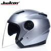 Dual Lens Motorcycle Helmet Electric Scooter Riders Unisex Adult ABS Safety Headgear With Anti-Fog Visor