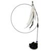 Interactive Cat Toy Funny Simulation Bird Feather with Bell Cat Stick Toy for Kitten Playing Teaser Wand Toy Pet Cats Supplies