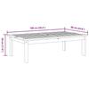 VidaXL Garden Table 100x60x30 Cm Solid Acacia Wood, Outdoor Table, Garden Furniture, Patio Furniture, Table of 365846