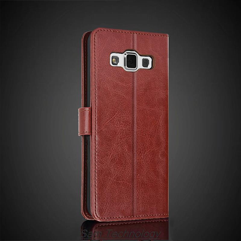 Card Holder Cover Case for Samsung Galaxy A7 2015 A700F A7000 Pu Leather Flip Phone Case Retro Wallet Business Fundas Coque