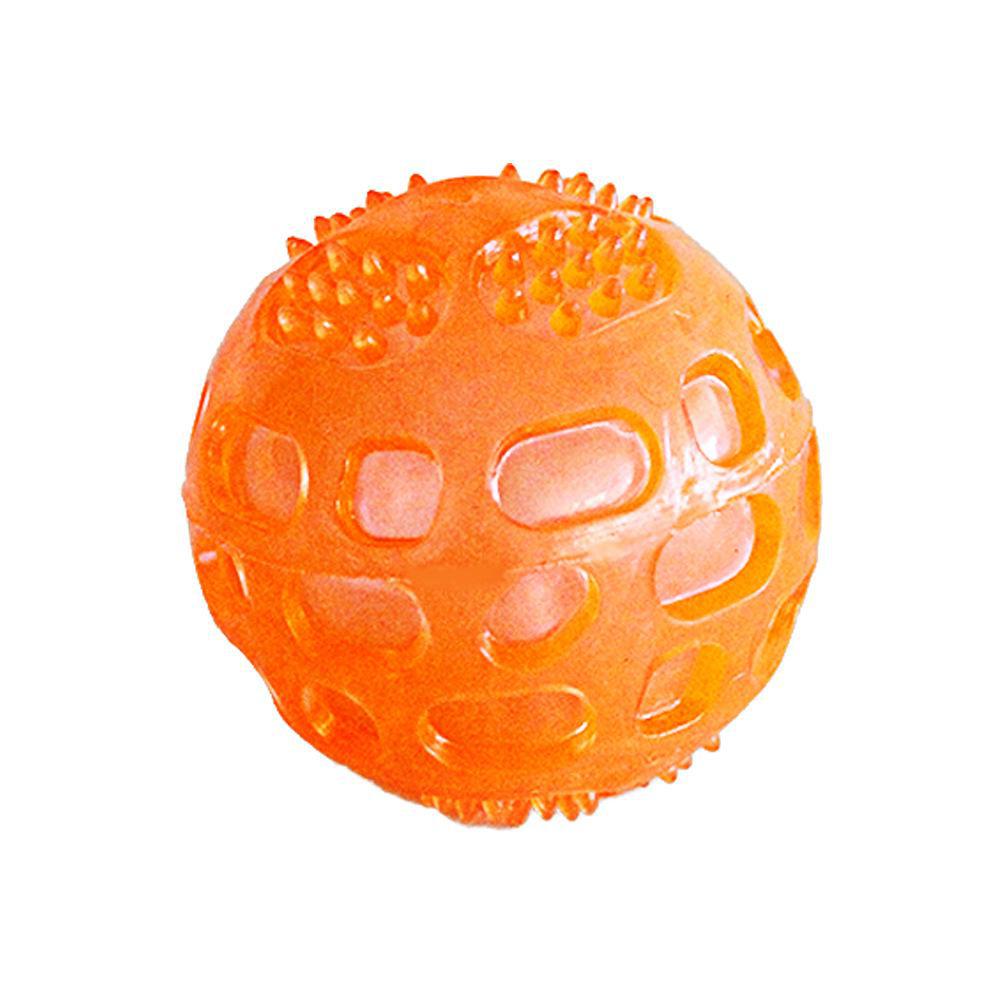 Isırmaya Dayanıklı TPR Köpek Oyuncağı: Diş Temizliği için Sesli İnteraktif Diş Kaşıma Topu