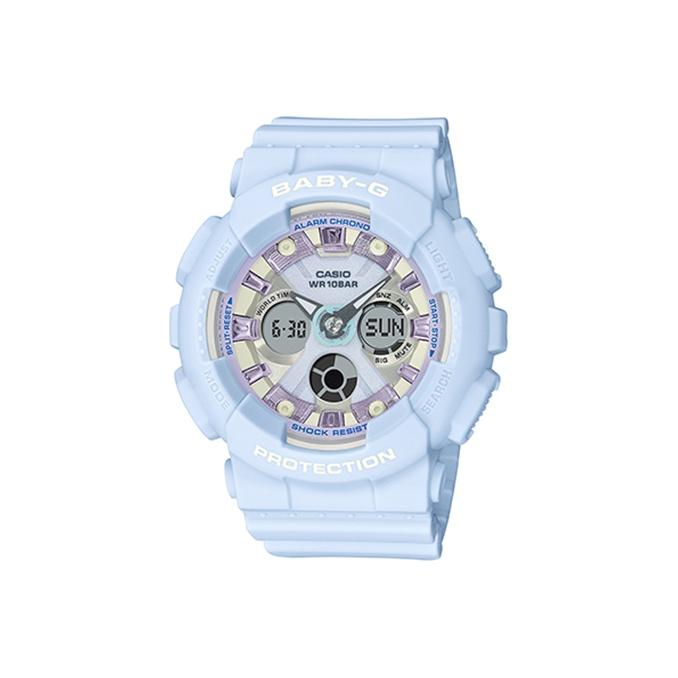 CASIO Women s BABY-G Blue Watch BA-130WP-2APR BA-130WP-2APR Regular Watch Box
