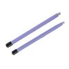 2 Pcs Drum Brush Retractable Steel Wire Rubber Handle Jazz Drum Brushes for Performance Purple