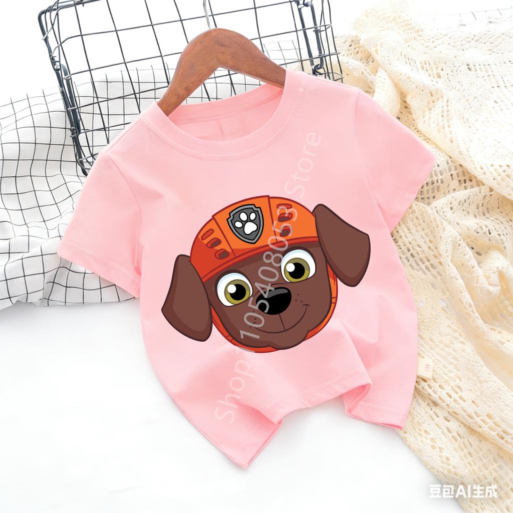 Cute Boys Girls Casuals Tops Summer Birthday Clothing Gift Hots Kids Tshirts Kawaii Cartoon Character Printed Shirts