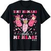 Tiny Humans Stole My Heart NICU Nurse Happy Valentine's Day T-Shirt