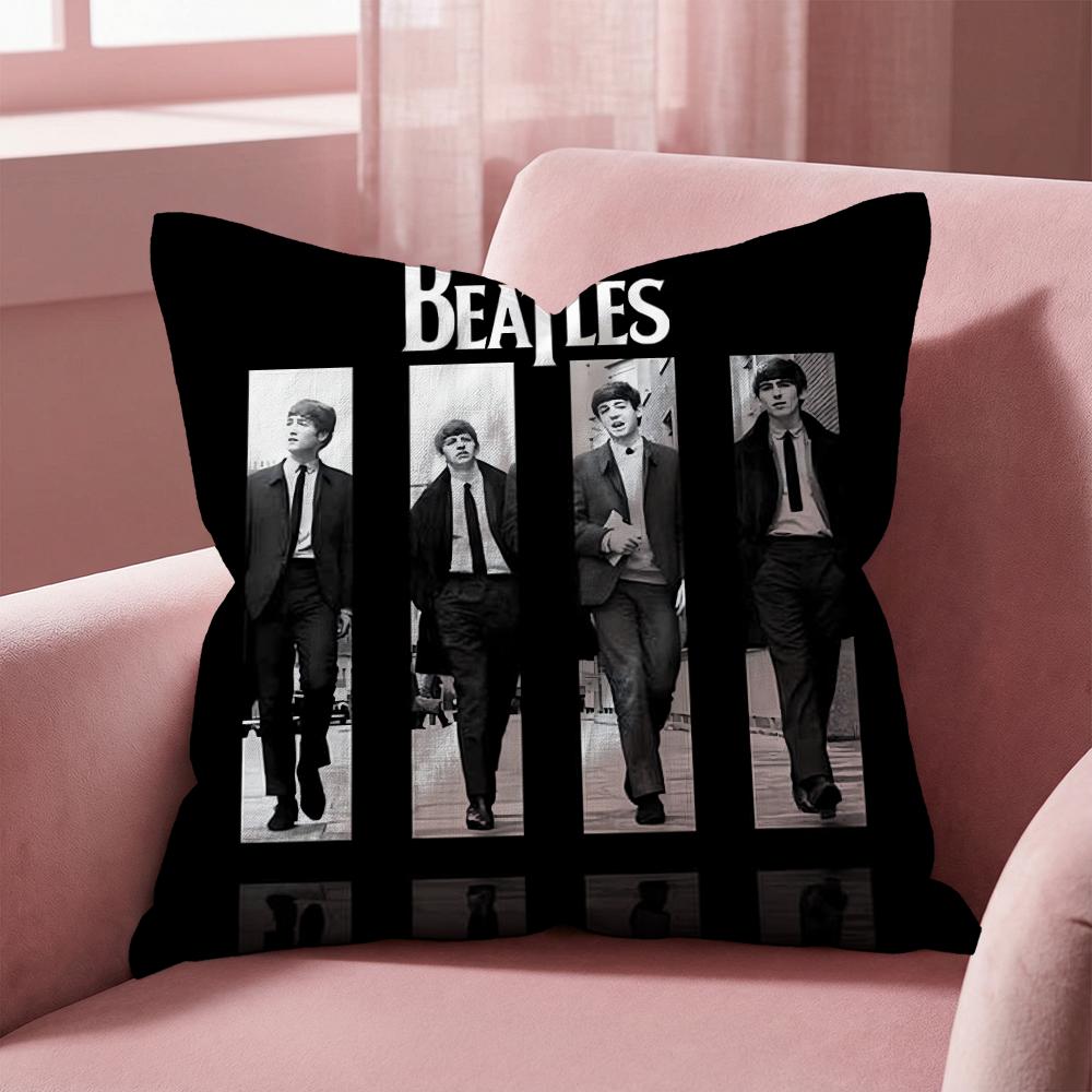 The Band T-The B-Beatles Cushion Cover Multi-Scene Pillow Cover for Home & Car - Reversible, Soft & Durable for Daily Use