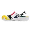 Unisex Printed Garden Shoes EVA Clogs Lightweight Breathable Slip On Sandals for Beach Pool Bathroom Home Indoor Outdoor Wear