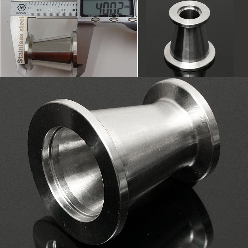 KF16 Tubo montaje roscado hembra sanitario 1//8 PT a TRI CLAMP Od 30mm Virola