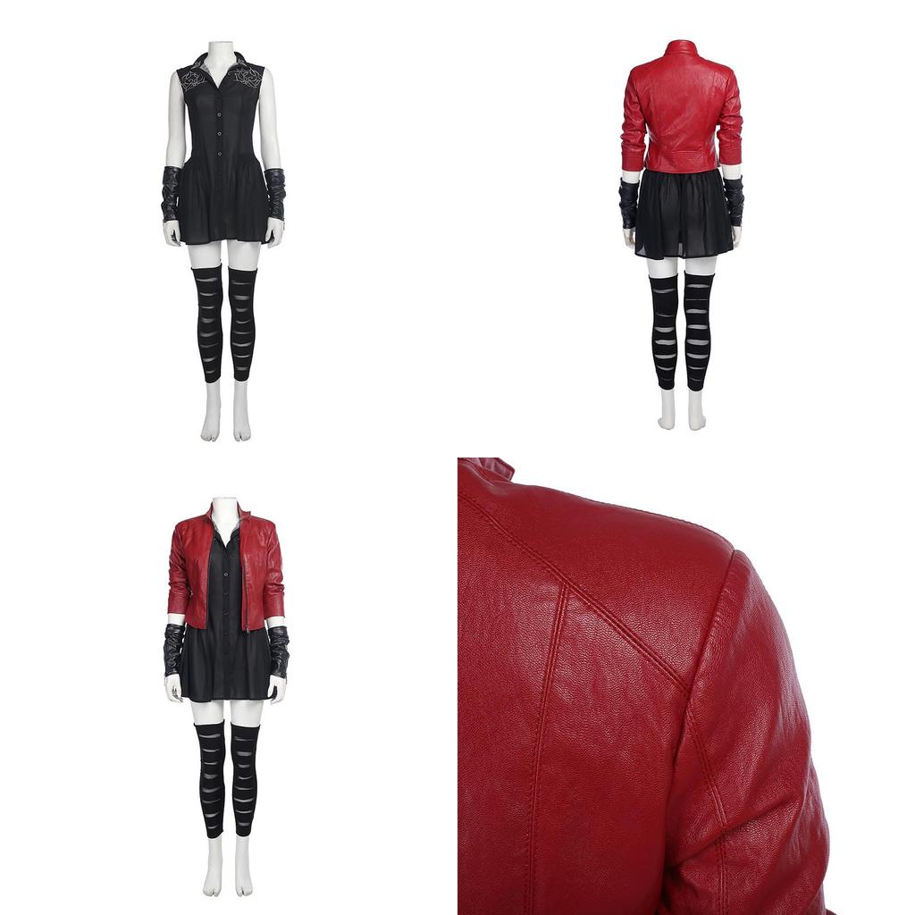 Premium Quality Avengers Age Of Ultron Scarlet Witch Cosplay Costume For Women