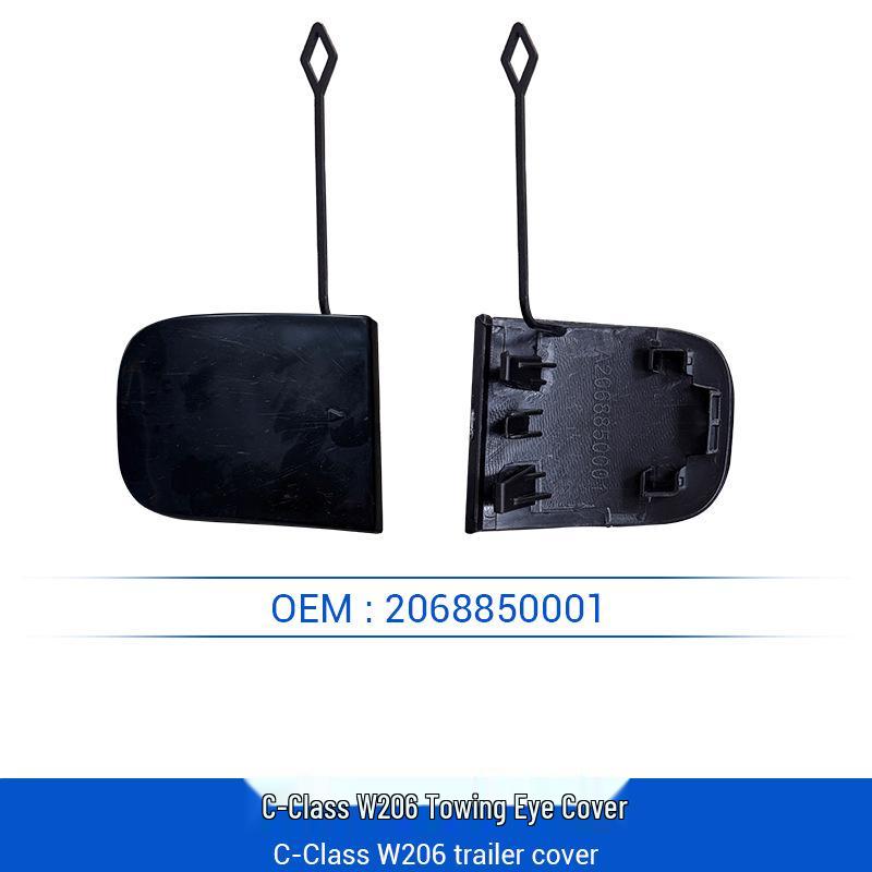 

Front Bumper Tow Hook Cover for Mercedes-Benz C-Class W206 Standard Version Yes серый
