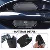 4PCS Carbon Fiber Car Door Handle Protection Sticker Emblem Accessories For Mercedes Benz AMG A C E S G Class W201 W210 W108 BV4