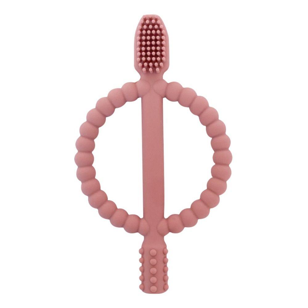 Easy-Hold Handle Chew Stick Toys Food Grade Teething Toys Premium Infant Toothbrush  Daycare