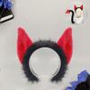 Furry Cat Ears 3D Devil's Sweetheart Tail Fashion Halloween Costume Cosplay Props  All Saints' Day