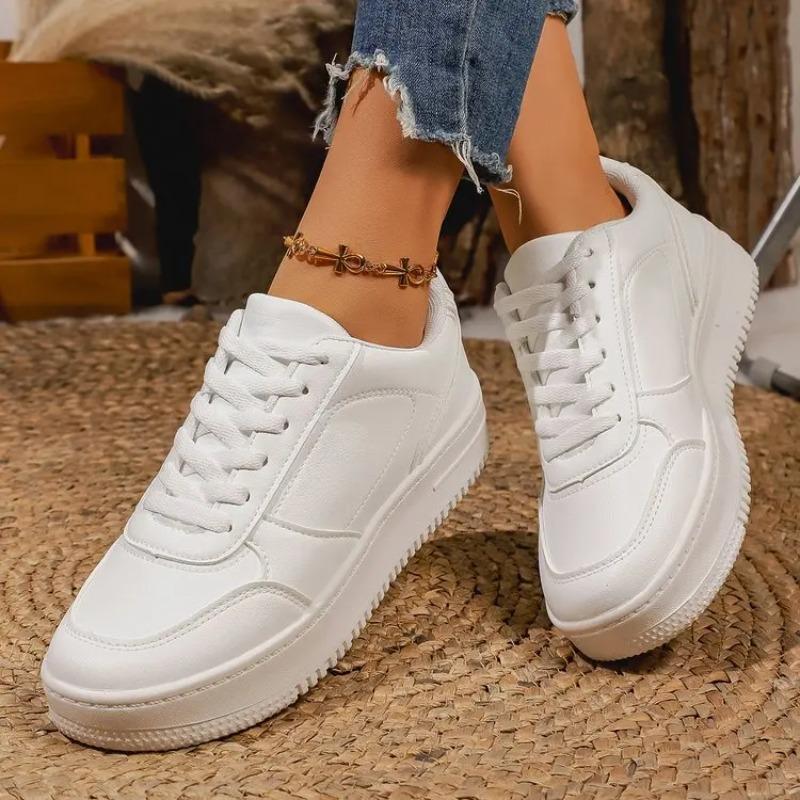 2026 Spring and Autumn New Arrival Simple Comfortable Breathable Versatile Laced Women's Casual Sneakers
