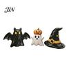 Kindergarten Halloween Props 3Pcs Decoration, Resin Micro Landscape Miniature Figurines, Cute Ghost Table Centerpiece Pumpkin Fairy Garden Ornament