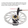 M5x10mm Mountain Bike Brake Disc Titanium Steel Screw Bicycle Universal T25 Head BoltsYellow