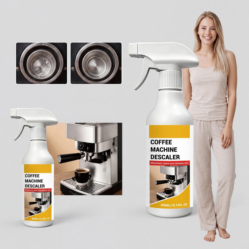 Coffee Machine Descaler 300ml Effective Cleaning Solution for Removing Scale Buildup and Residue from Espresso and Drip Coffee Makers