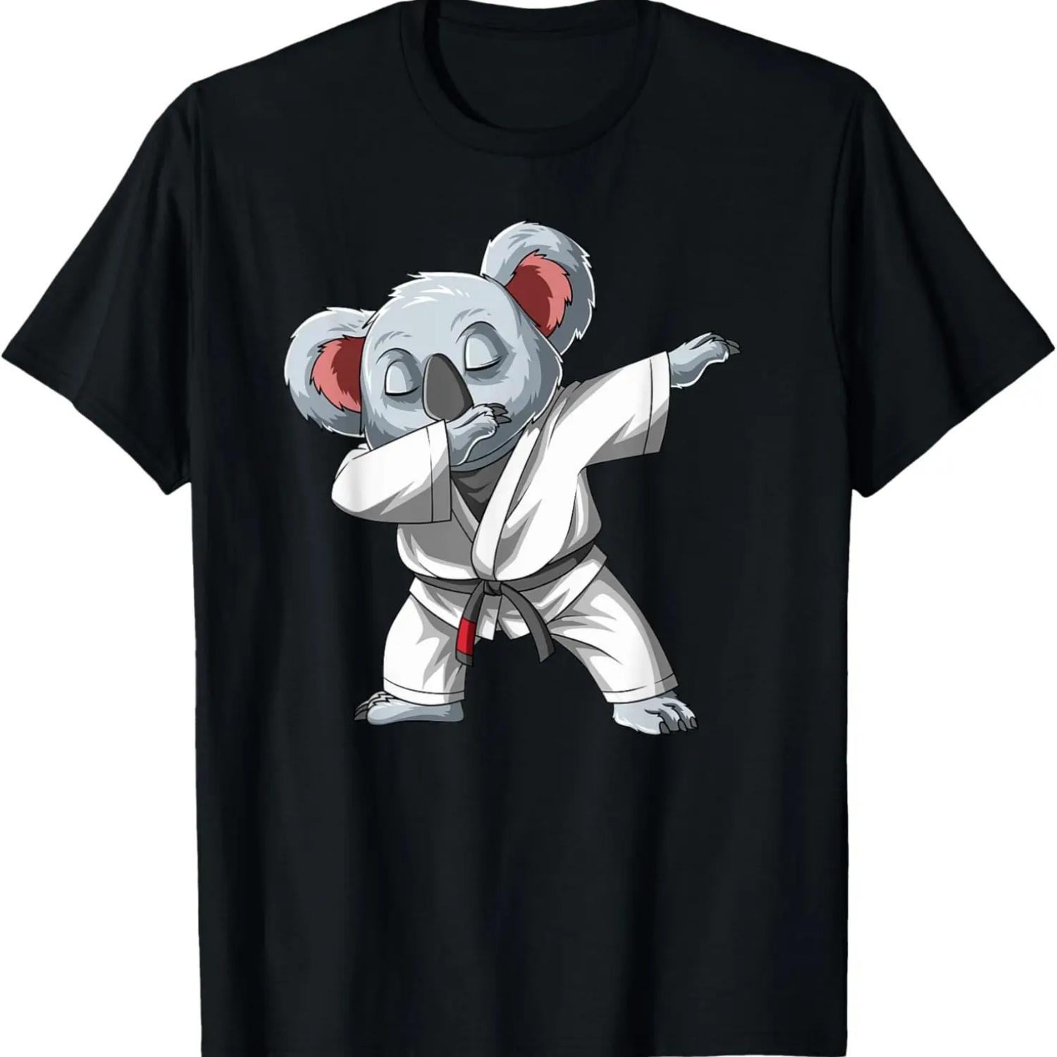 

Футболка Dabbing Koala Бразильское джиу-джитсу и дзюдо S чёрный