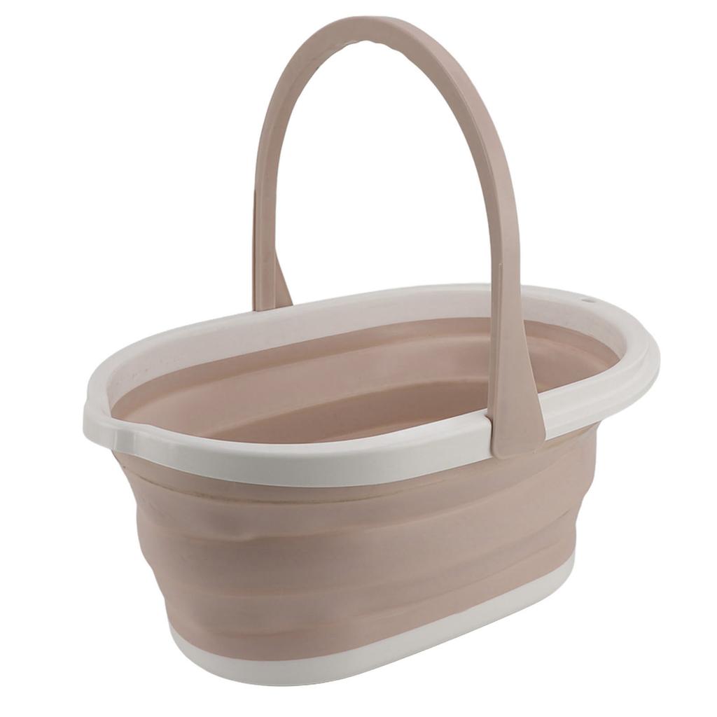Collapsible Mop Bucket Sturdy PP Large Capacity Portable Handle Multifunction Car Wash Bucket for Home Bathroom Patio