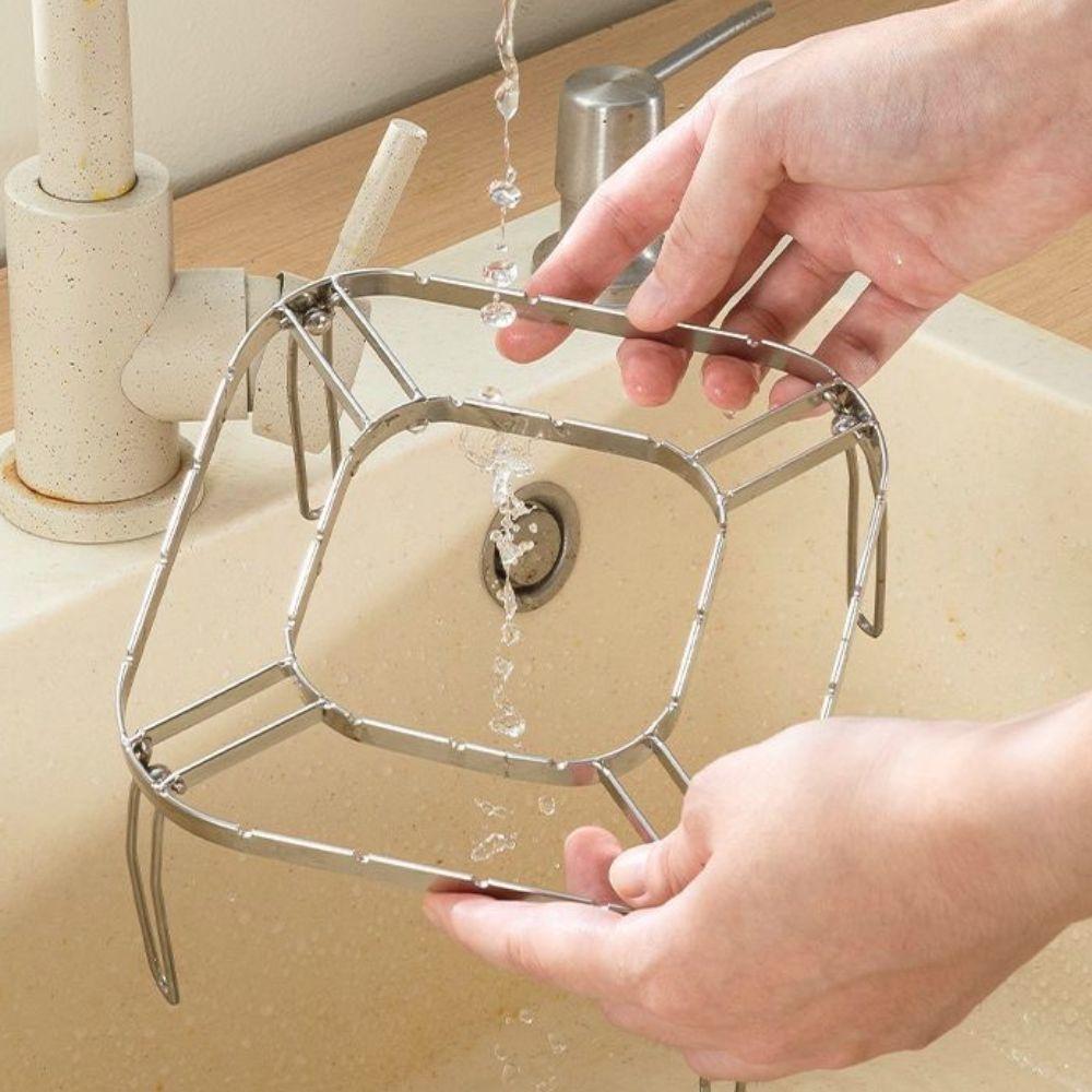 304 Stainless Steel Folding Air Fryer Grill Rack 24/28 Skewer Square/Round Air Fryer Grill Bracket Vertical