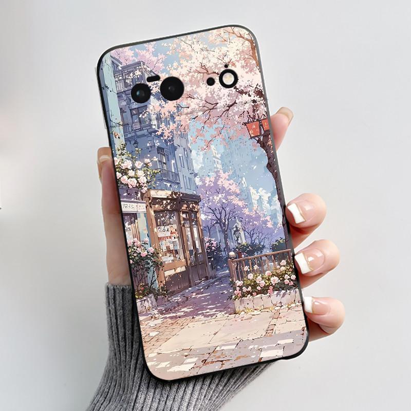 Coque Pour Google Pixel 6 6A 6Pro Pixel6 Pro Pixel6A Coque Luxe Mignonne Cool Garçons Filles Noir Mat Mince Souple Silicone Arrière Cover