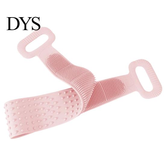 Heavy Duty Back Washer for Shower Silicone Scrubber with Dual Handles, Double Sided Exfoliating Bath Towel, Ergonomic Body Brush Handles Skin Care And