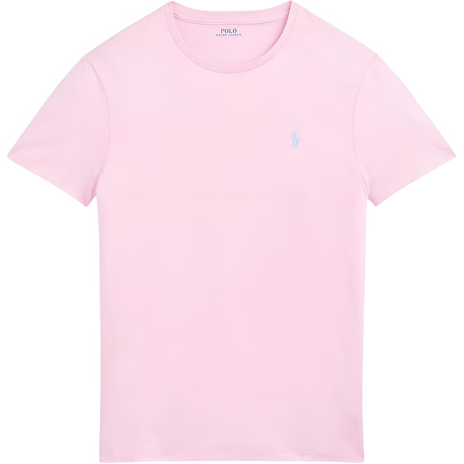 

Мужская футболка Polo Ralph Lauren однотонная с круглым вырезом и коротким рукавом 710671426-301 L