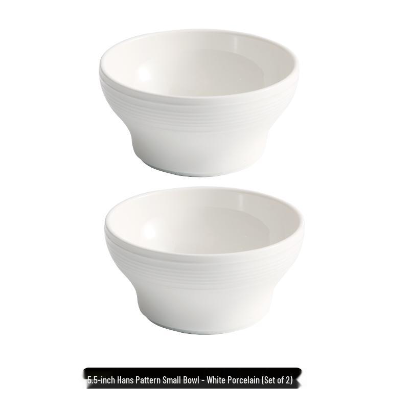 Noodle Bowl for Home Use: Stylish Nordic Design, Creative High-Footed Soup, and Large Rice Bowl