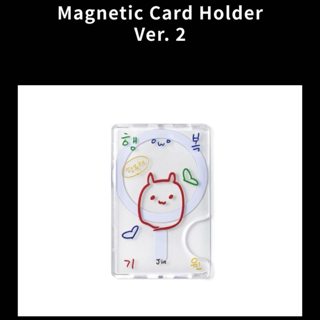 

[USED] BTS Jin RUNSEOKJIN Magnetic Card Holder Ver.2