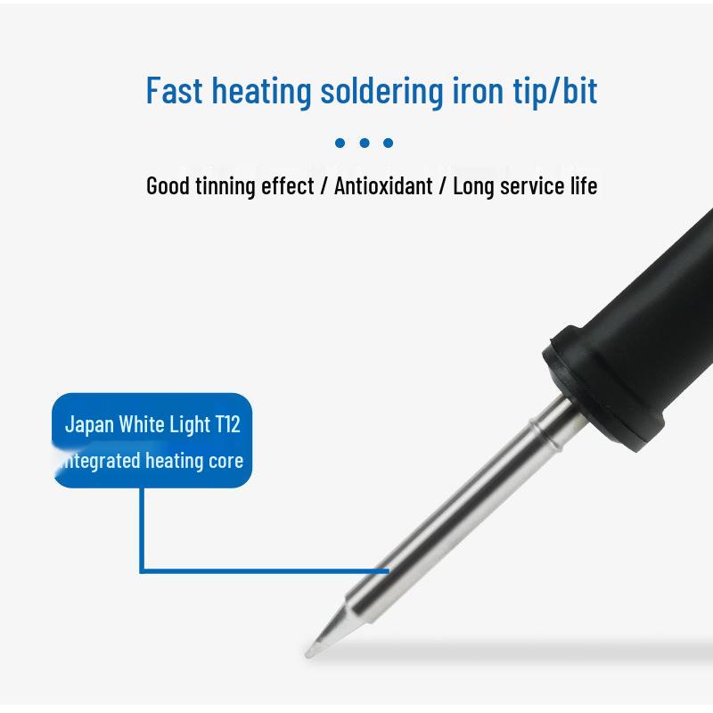 950TPRO Adjustable Temperature Digital Soldering Station - 75W T12 Soldering Iron with Constant Temperature Control 936 Model.