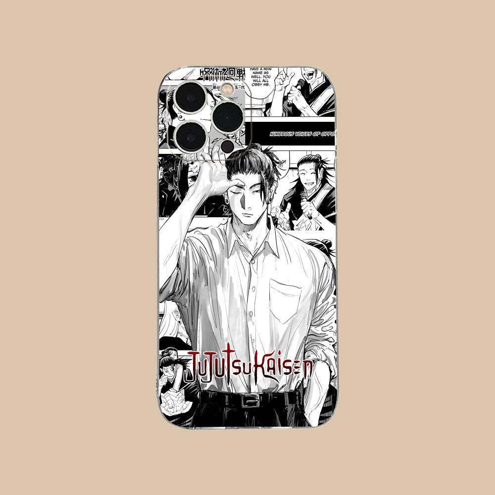 Jujutsu Kaisen Geto Suguru Phone Case for iPhone 17 16 15 14 13 12 11 X XR XS Air Pro Max Plus Mini Clear Colorful Cover Cover