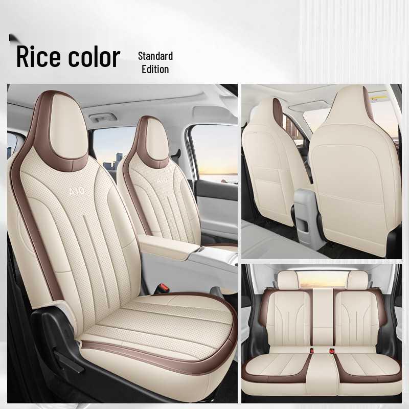 2026 Leapmotor A10 Car Seat Covers, Full Coverage Perforated Leather, Breathable, Special Fit for 500km Lidar Model.