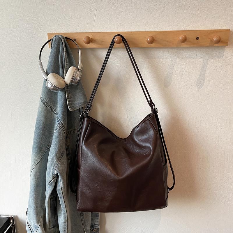 Vintage Shoulder Bag Women's Tote Bag Large Capacity Underarm Bag