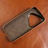 Capa de Celular de Couro Genuíno de Luxo para Huawei Pura 90 Pro Max 80 Ultra Mate 80 Pro Max 70 RS 30 40 50 60 Pro Capas Traseiras Bolsa