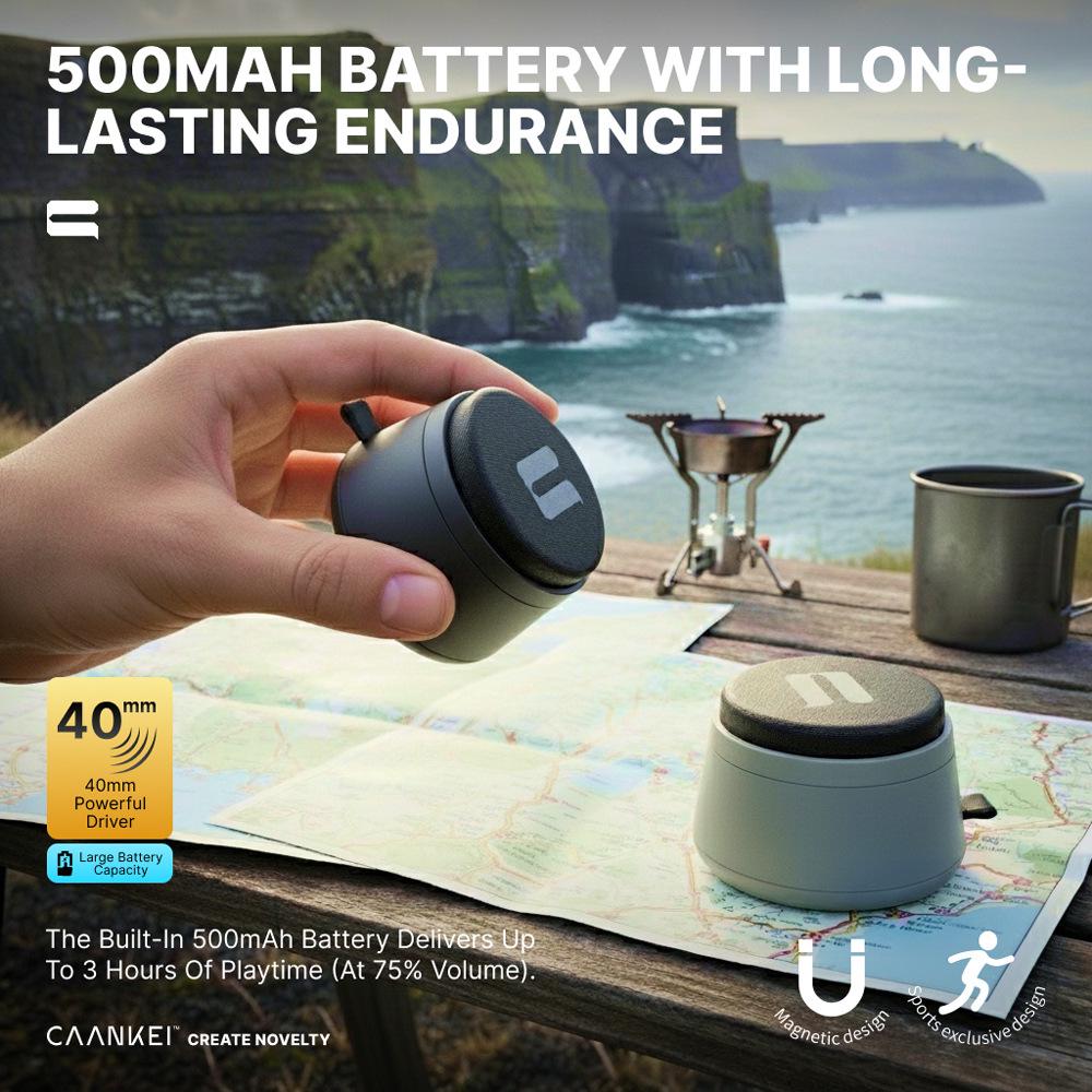 2025 High-Quality Wireless Magnetic Phone Holder & Mini Speaker Car Mount
