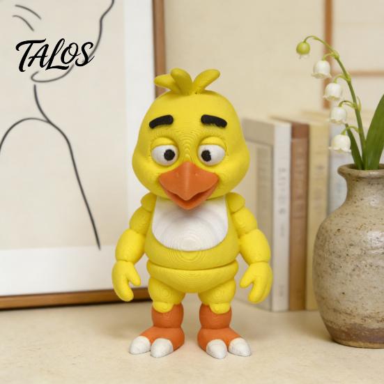 Unique Tabletop Figurine 3D Printed Desktop Articulated Anime Figure with Movable Realistic Doll Joints Collectible Gifts for Home Office Decor