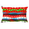 Christmas Simple Print Series Peach Skin Waist Pillowcase Home Sofa Pillowcase Office Pillowcase