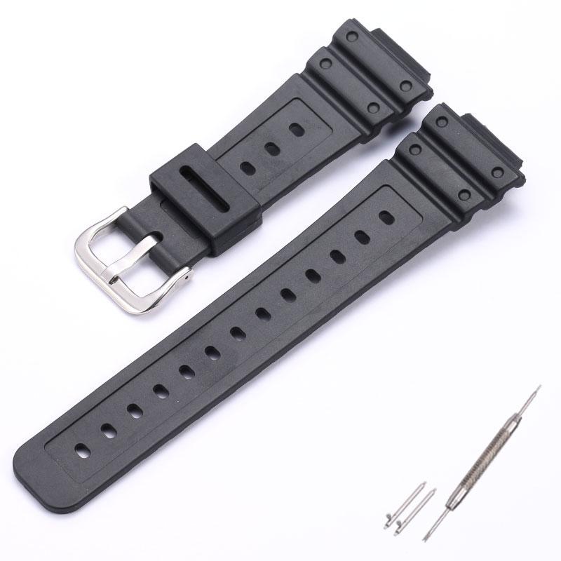 16mm Resin Rubber Strap Band Suitable for Casio G-SHOCK 2110 GA2100 Watch Bracelet for Men Women Watchband Accessories
