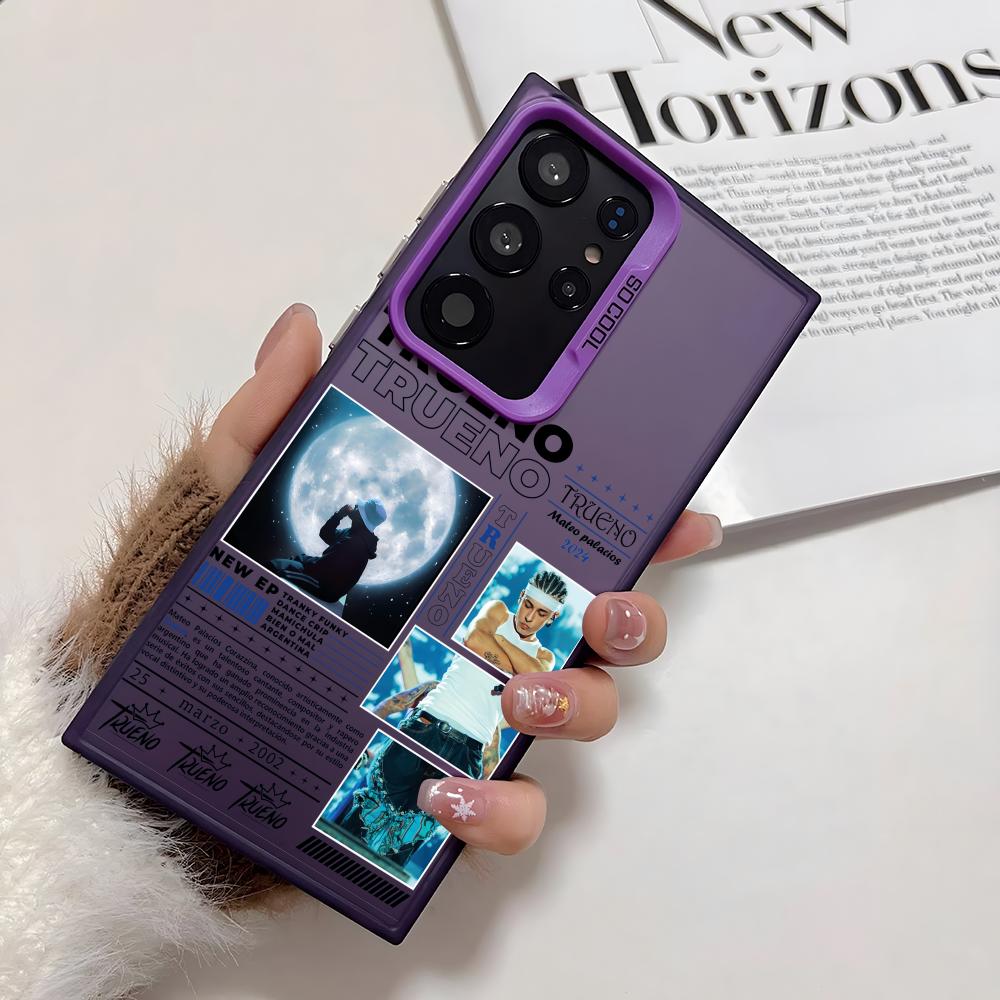 T-Trueno Hip Hop Rapper Phone Case For Samsung Galaxy S25 Edge S24 S23 S22 S21 S20 Ultra Funda Silicone Silver Cover