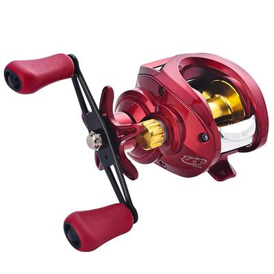 CHANGSHENG Baitcasting Bait Finesse Reel with Shallow Aluminum Alloy Powerful Magnetic for Saltwater and Freshwater Fishing Reel, Spool,