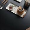Nordic Stainless Steel Rectangular Plate Kitchen Storage Ins Korean Cake Dessert Plate Coffee Tray Kitchen