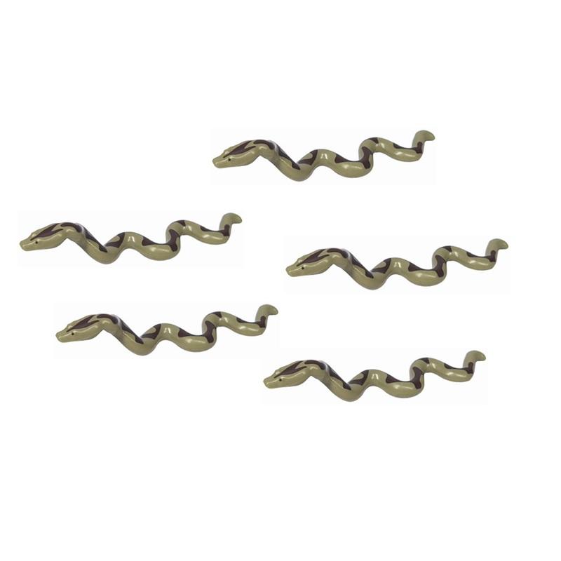 

5 шт./набор Милый кот Змея Паук Ящерица Животные Фигурки DIY Строительные блоки Игрушки для детей Подарки Игрушка Животное 38801 13786