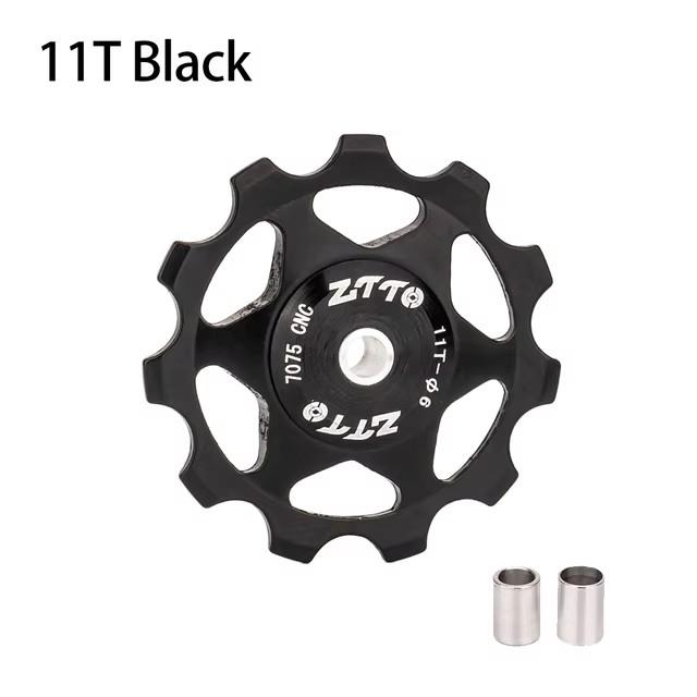 ZTTO 11T 13T MTB Bicycle Rear Derailleur Jockey Wheel Steel Bearing Pulley AL7075 CNC Road Bike Guide Roller Idler 4mm 5mm 6mm