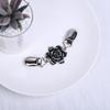 Flower Pattern Suspenders Decoration Shawl Brooch Sweater Clips Duck Clip Clasps Cardigan Clip